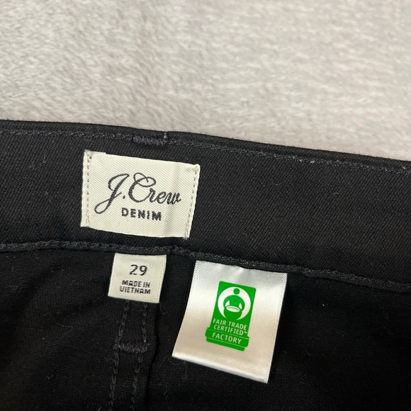 J Crew Vintage Straight Leg black denim jeans size 29 - Picture 8 of 11